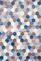 Europa Multi-Toned Modern Distressed Rug