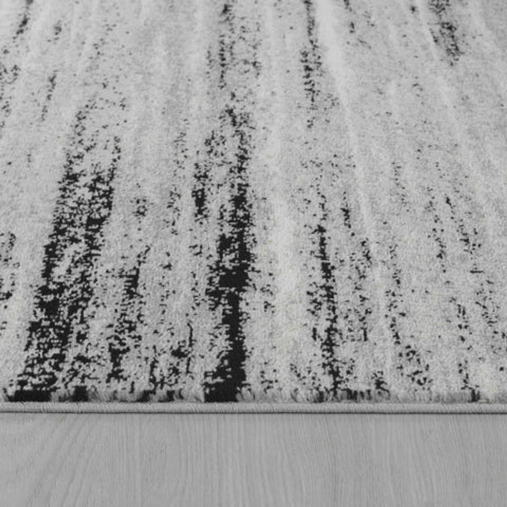 Hamilton Black Ornate Traditional Area Rug