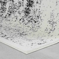Hamilton Black Floral Medallion Area Rug