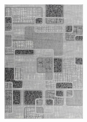 Hamilton Faded Grey Medallion Vintage Rug