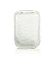 Hammered Frosted Glass Vase