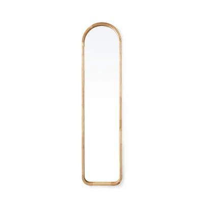 Nieve Floor Mirror Arch Natural