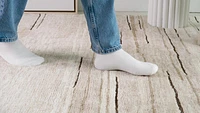 Leela Beige Contemporary Abstract Area Rug