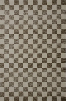 Leela Ivory Textured Wave Design Area Rug