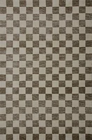Leela Ivory Textured Wave Design Area Rug