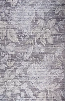 Lily Grey Faded Medallion Area Rug
