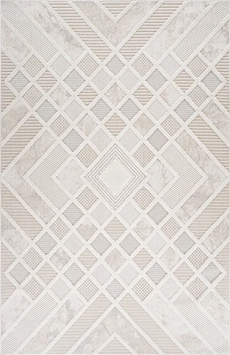 Marrakech Patterned Beige Area Rug