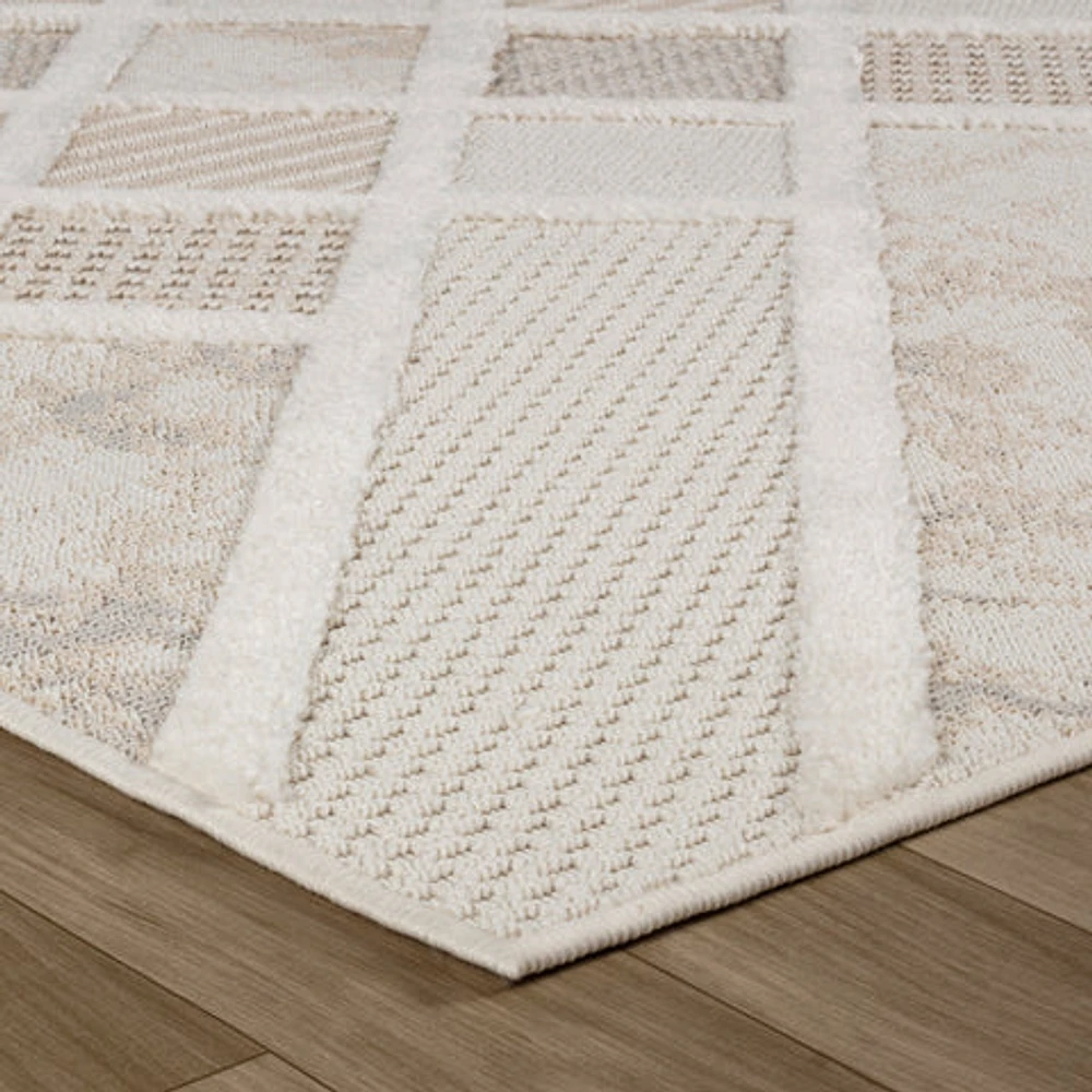 Marrakech Patterned Beige Area Rug