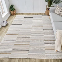 Marrakech Modern Beige Area Rug