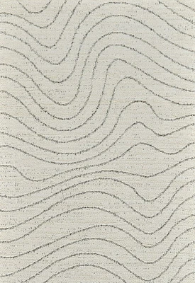 Milano Beige Wavy Line Rug – 5x8