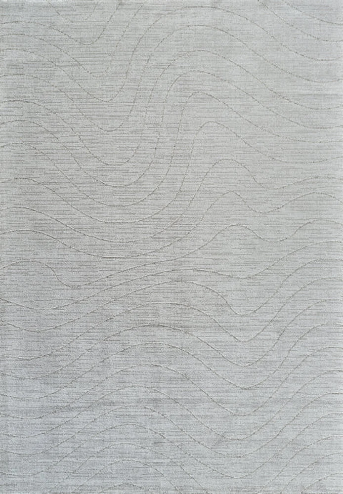 Milano Grey Contemporary Geometric Area Rug