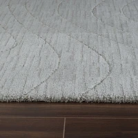Milano Grey Contemporary Geometric Area Rug