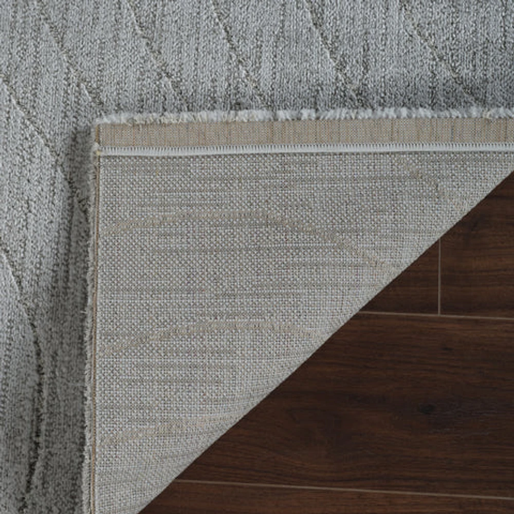 Milano Grey Contemporary Geometric Area Rug