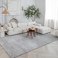 Milano Grey Contemporary Geometric Area Rug