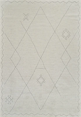 Milano Beige Modern Distressed Area Rug