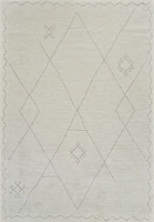 Milano Beige Modern Distressed Area Rug