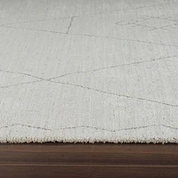 Milano Beige Modern Distressed Area Rug