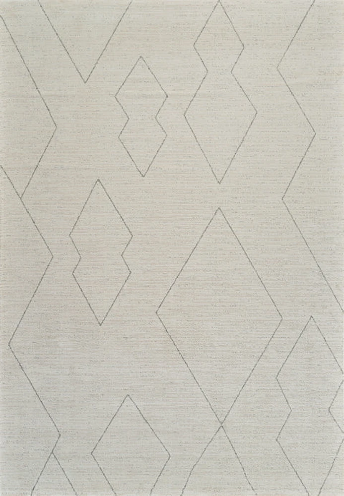Milano Beige Faded Abstract Area Rug