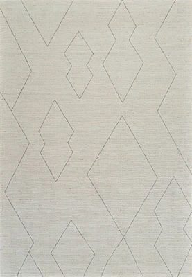 Milano Beige Faded Abstract Area Rug