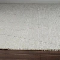 Milano Beige Faded Abstract Area Rug