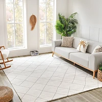 Milano Beige Modern Organic Area Rug