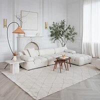 Milano Beige Modern Organic Area Rug