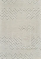 Milano Beige Modern Chevron Rug – 5x8
