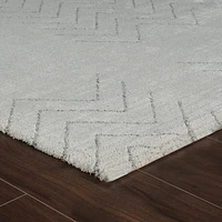 Milano Beige Modern Chevron Rug – 5x8