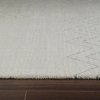 Milano Beige Modern Chevron Rug – 5x8