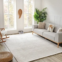 Milano Beige Traditional Floral Area Rug
