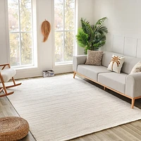Milano Beige Traditional Bordered Area Rug