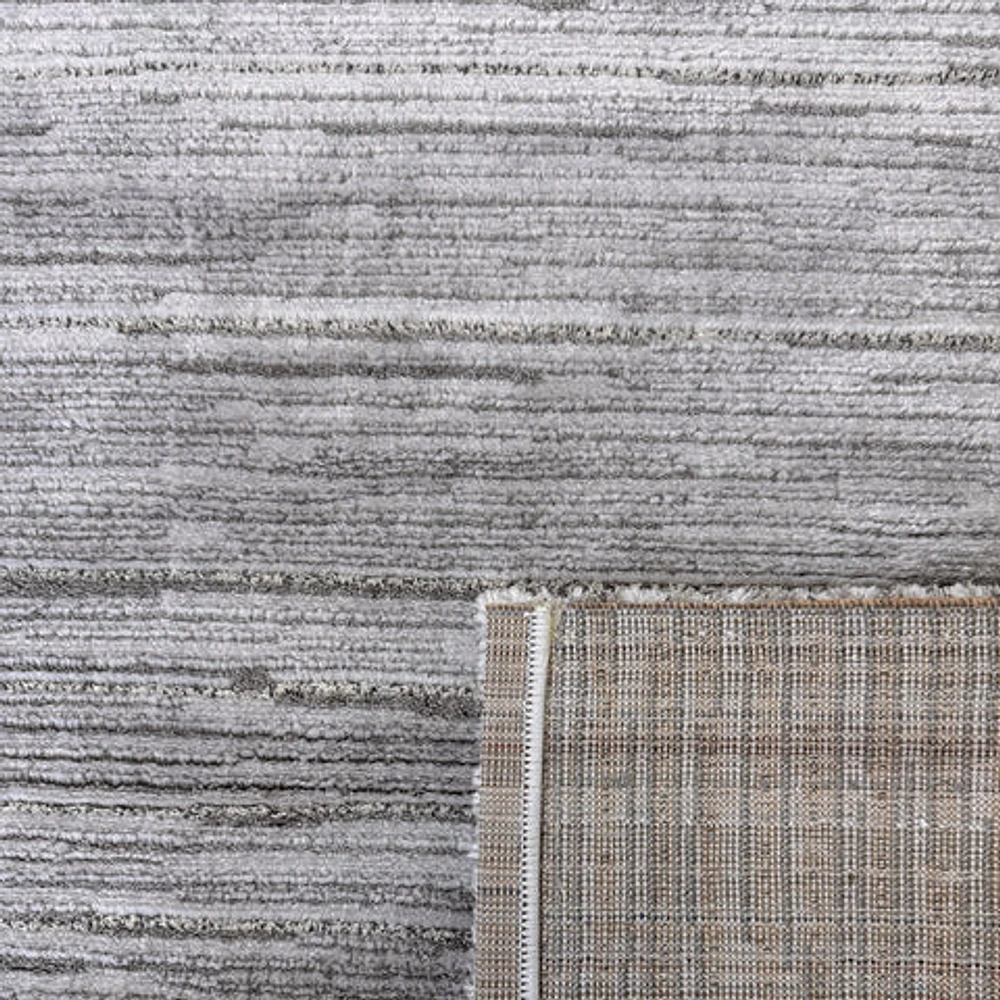 Milano Gray Traditional Bordered Area Rug