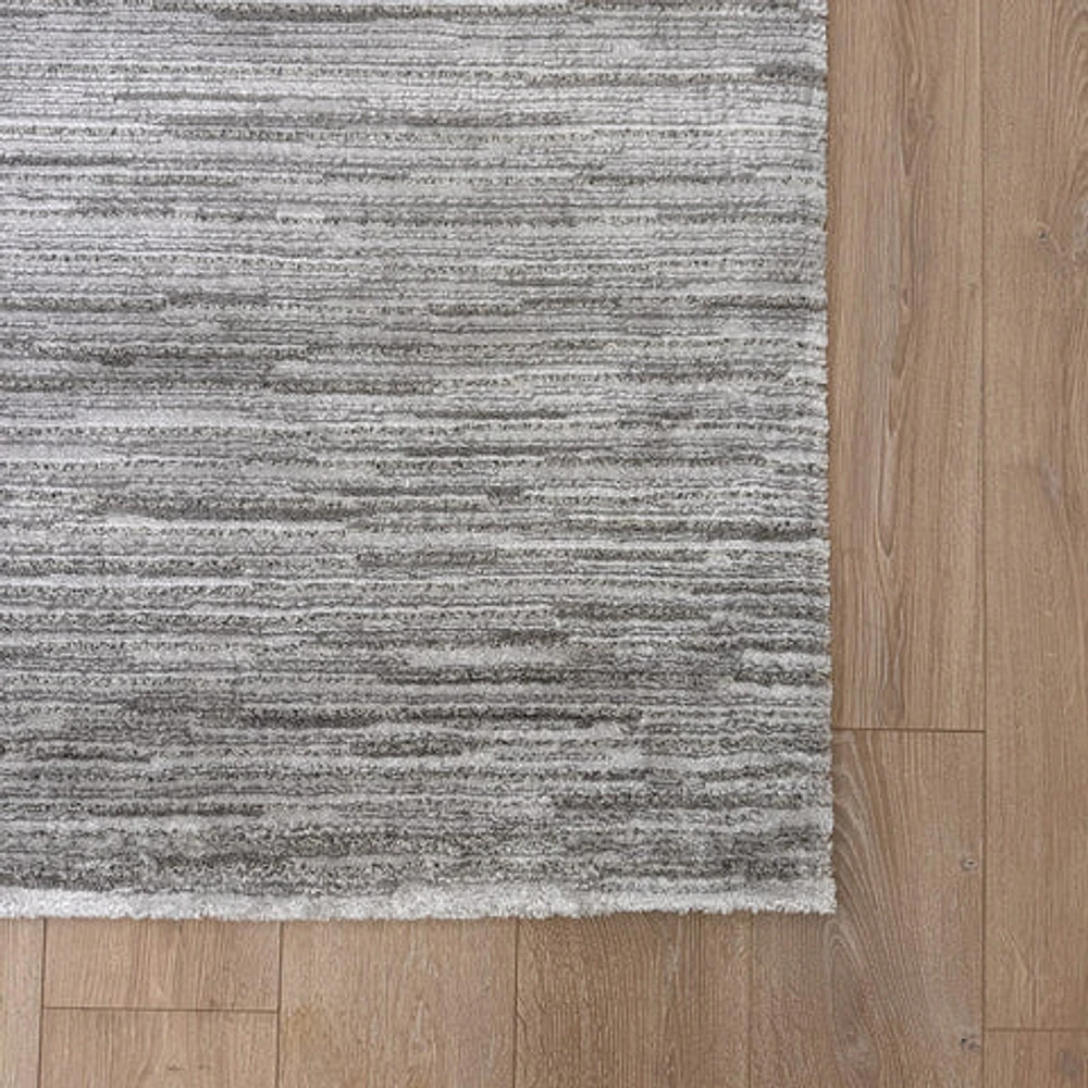Milano Gray Traditional Bordered Area Rug