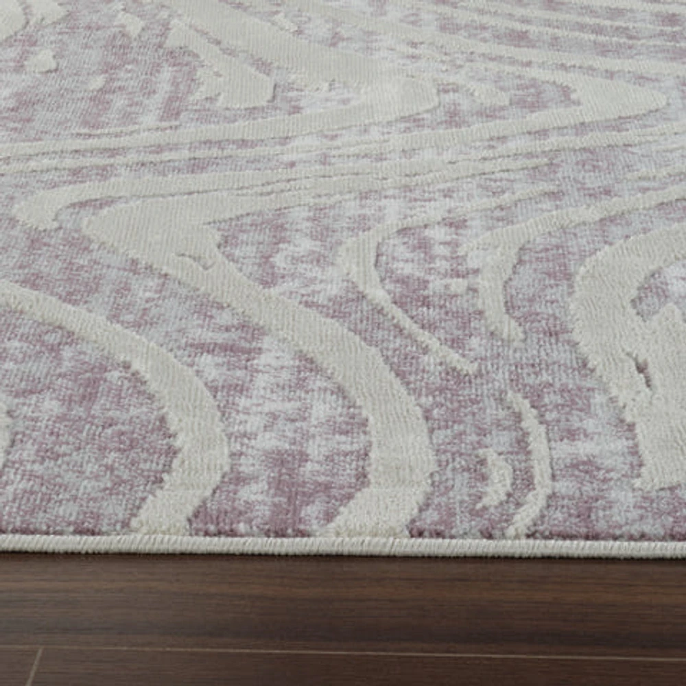 Nairobi Purple Geometric Modern Area Rug