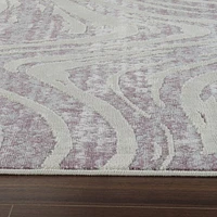 Nairobi Purple Geometric Modern Area Rug