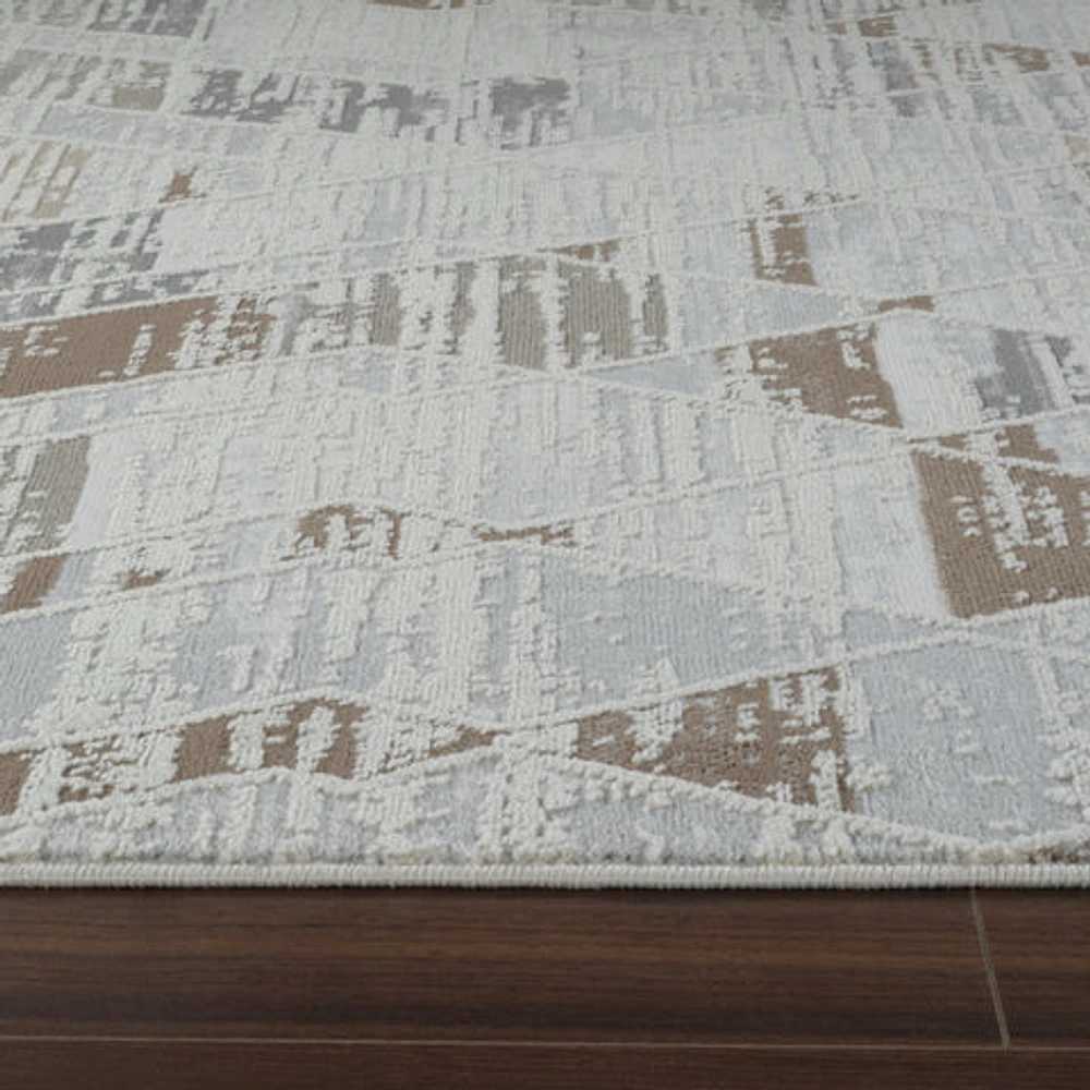 Nairobi Beige Contemporary Art-Inspired Rug