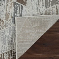 Nairobi Beige Contemporary Art-Inspired Rug