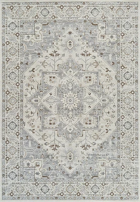 Nairobi Grey Medallion Rug – 5x8