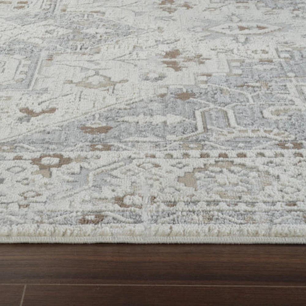 Nairobi Grey Medallion Rug – 5x8