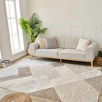 Nairobi Beige Ornate Medallion Area Rug