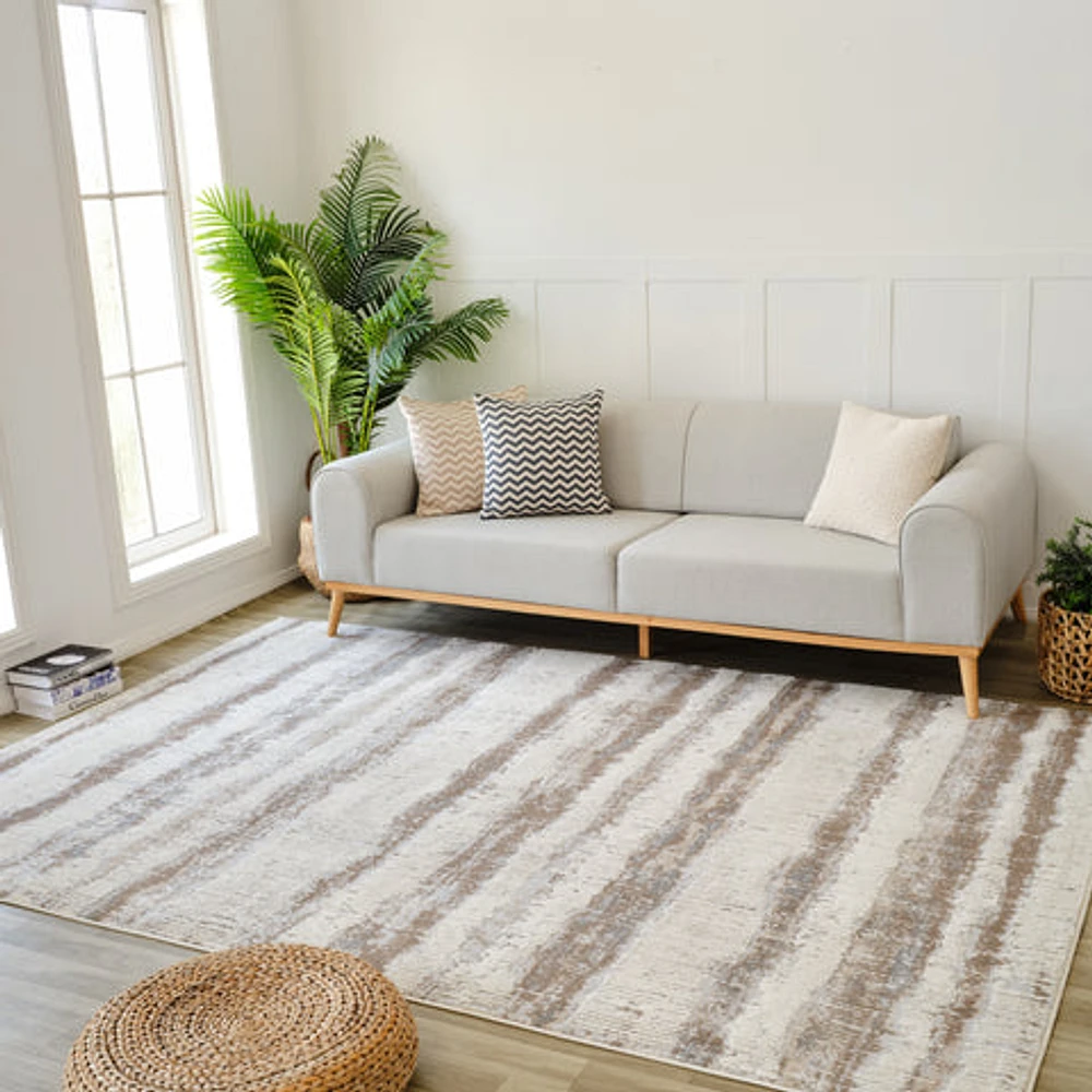 Nairobi Beige Ornamental Medallion Area Rug