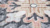 Prismatic Cream Modern Abstract Area Rug