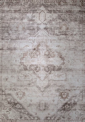Prismatic Brown Artistic Geometric Area Rug