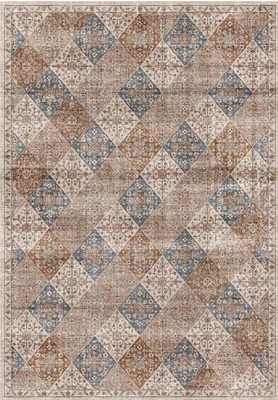 Prismatic Multi Abstract Waves Area Rug