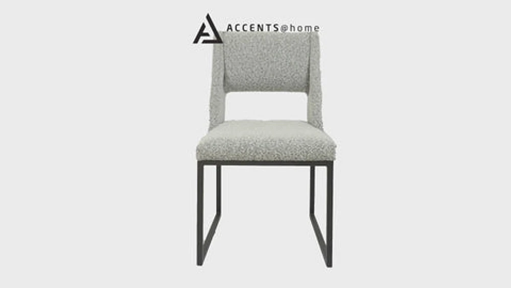 Evan Boucle' Fabric Dining Chair