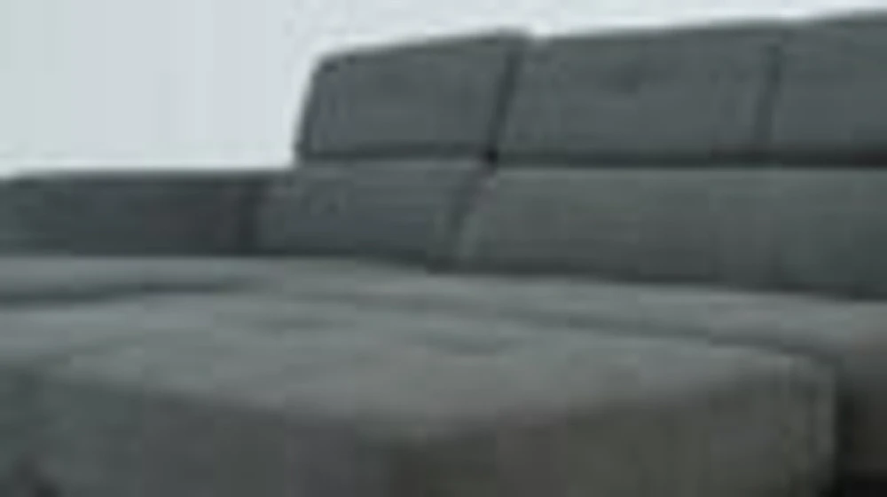 Randall Sleeper Sectional - Fabric - Ramy Charcoal - Greater Vancouver Furniture