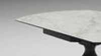 Tokyo Round Extendable Dining Table - Faux Marble