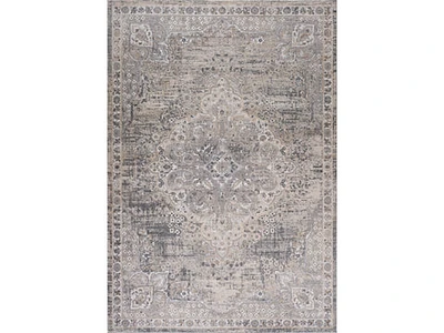 Rio Grey Abstract Swirl Area Rug