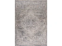 Rio Grey Abstract Swirl Area Rug
