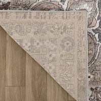 Rio Grey Abstract Swirl Area Rug